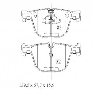 Автозапчастина STARLINE BDS439