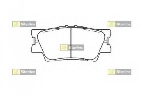 Тормозные колодки дисковые STARLINE BD S473