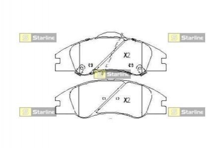 Автозапчасть STARLINE BDS503