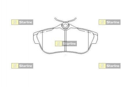 Тормозные колодки дисковые STARLINE BD S515