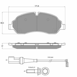 Автозапчасть STARLINE BDS951