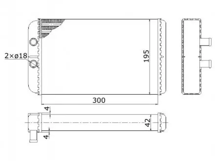 Радіатор пічки STARLINE FTA6265 Купити в Україні