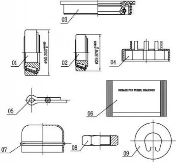 Комплект підшипника колеса STARLINE LO 00529 Купити в Україні