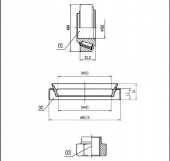 Подшипник колесный STARLINE LO 01444