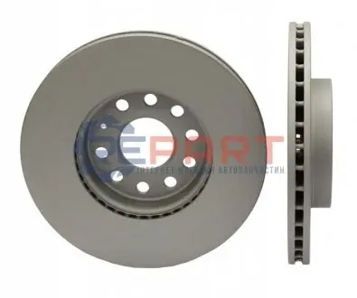 Фото Диск тормозной окрашенный (антикорозионная обработка) STARLINE (PB 2958C) зображення 1