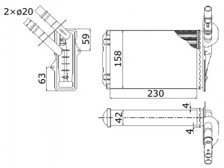Радіатор опалення STARLINE RT6228 Купити в Україні