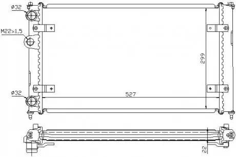 Фото Радіатор охолодження STARLINE (ST2023) зображення 1