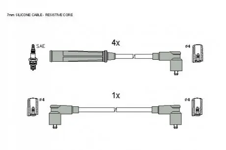 Автозапчастина STARLINE ZK4284 Купити в Україні