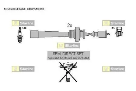 Провода високовольтні STARLINE ZK 5248 Купити в Україні