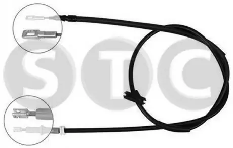 Трос ручника (задній) (R) MB E-class (W211) 02-09 (1726mm) STC T480958 Купити в Україні