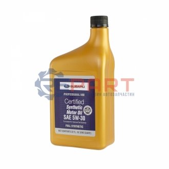 Масло моторное Certified Motor Oil 5W-30 (0.95 л) SUBARU SOA427V1410
