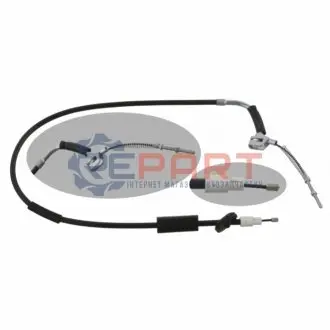 Трос ручника MB B-class (W245) 05-11 (1307mm) SWAG 10934913 Купити в Україні