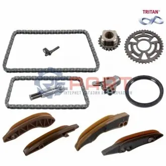 Комплект ланцюга ГРМ BMW 3 (E93/F30)/X3 (F25)/X5 (F15) 06-18 (z=86/70) (N47) SWAG 20102040 Купити в Україні