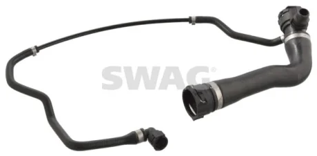 Патрубок системи охолодження гумовий з фітингами SWAG 20103416