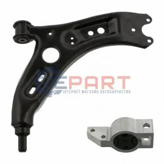 Важіль підвіски (передній/знизу) (R) Audi A3/Skoda Octavia/SuperB/Yeti/VW Caddy/Golf/Touran 03-15 SWAG 30939448 Купити в Україні