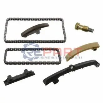 Комплект ГРМ (ланцюг + елементи) SEAT TOLEDO II VW BORA, BORA I, CALIFORNIA T4 CAMPER, GOLF III, GOLF IV, PASSAT B3/B4, PASSAT B5, SHARAN, TRANSPORTER T4, VENTO 2.3/2.8/2.9 06.91-06.06 SWAG 30945792