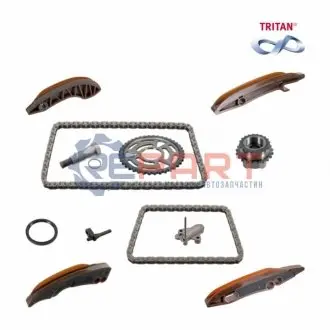 Комплект ланцюга ГРМ BMW 3 (F30)/4 (F32,E82)/5 (F10) 07- (N47/N57/B47) SWAG 33102022 Купити в Україні