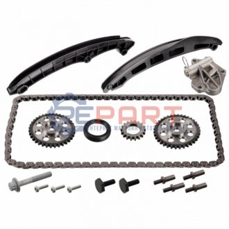 Комплект цепи ГРМ Seat Ibiza IV/Toledo IV 1.2 08-15/Skoda Fabia/Rapid 1.2 07-14 (z=130) SWAG 33102216 (фото 1)