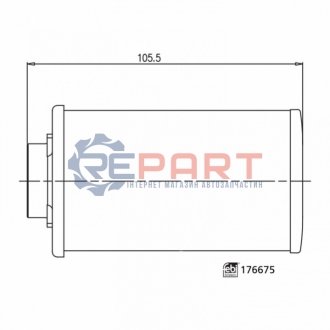 Фильтр АКПП BMW 5 (F10) 10- S63/S65/N54/N55 SWAG 33103673 (фото 1)