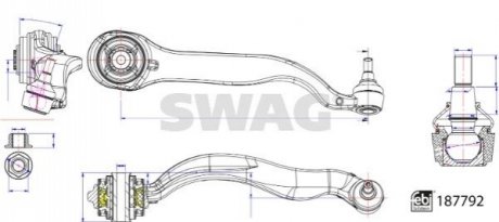 Автозапчастина SWAG 33110534 (фото 1)