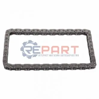 Ланцюг масляного насосу (кількість ланок: 56) DS DS 3, DS 4, DS 4 II ALFA ROMEO JUNIOR CITROEN BERLINGO MULTISPACE, C1 II, C3 AIRCROSS I, C3 AIRCROSS II, C3 II, C3 III, C3 IV 1.0-1.2LPG 03.12 SWAG 62100678