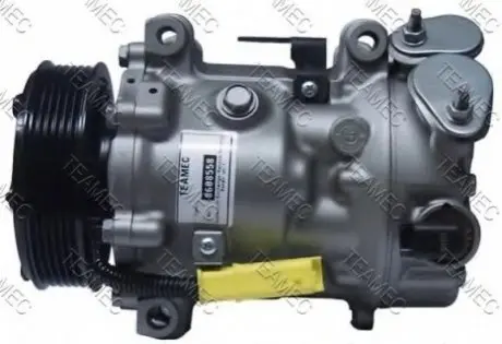 Компресор кондиціонера (відновлений) CITROEN C4 GRAND PICASSO I, C4 II, C4 PICASSO I, C5 III, DS4, DS5 2.0D/2.0DH 04.09 TEAMEC 8608558