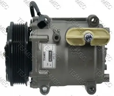 Компресор кондиціонера (відновлений) FORD FIESTA VI 1.4D/1.6D 06.08-04.17 TEAMEC 8623346