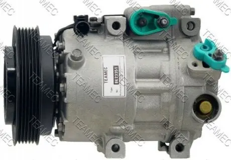 Компресор кондиціонера (відновлений) HYUNDAI SANTA FÉ II, SONATA V KIA MAGENTIS II 2.0/2.4/2.7 01.05-12.12 TEAMEC 8623351