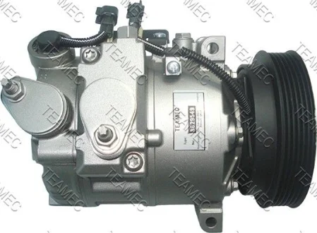 Компресор кондиціонера (відновлений) VOLVO S60 II, S80 II, V60 I, V70 III, XC60 I, XC70 II, XC90 I 2.4D-3.2 10.02-12.18 TEAMEC 8629549