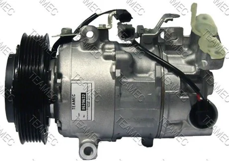 Компрессор кондиционера (восстановленный) NISSAN QASHQAI II RENAULT GRAND SCENIC III, MEGANE III, SCENIC III 1.5D/1.6D 01.09- TEAMEC 8629632
