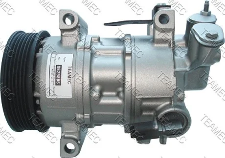 Компресор кондиціонера (відновлений) CITROEN C3 II, DS3 PEUGEOT 2008 I, 208, 208 I 1.0-1.6 11.09-12.19 TEAMEC 8629806