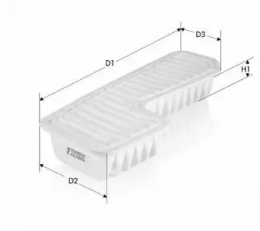 Фото 1 — Повітряний фільтр Tecneco (AR9826PMJ) Фото Повітряний фільтр Tecneco (AR9826PMJ) зображення 1