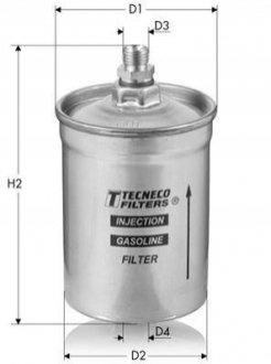 Фильтр топливный DB W124 230-260E W202 180-280 -94 Tecneco IN87 (фото 1)
