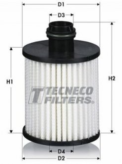 Фильтр масляный Fiat Doblo 1.3D 10- Tecneco OL2156E (фото 1)