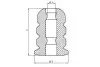 Отбойник амортизатора TEDGUM (00222304) изображение 2