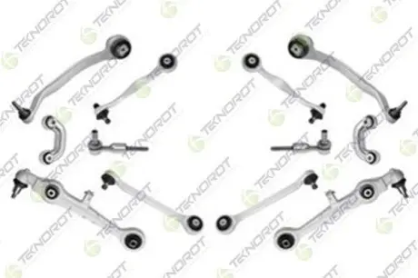 VW К-кт рычагов+тяги стаб.+наконечн.(конус 20mm) Passat,Audi A4/A8 1.8/6.0 94- (A-511,A-514/A-515,A-516/A-4517,A-518/A-519,A-520,A-528/A-529 TEKNOROT A-153 Купить в Украине