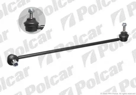 Тяга стабілізатора (переднього) (R) BMW 7 (E65/E66/E67) 01-08 (L=426mm) TEKNOROT B660 Купити в Україні
