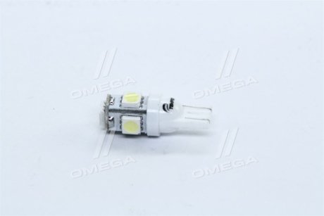 Лампа LED б/ц габарит и приборная панель T10-5SMD W2.1x9.5d 12V WHITE <>... TEMPEST Tmp-14T10-12V (фото 1)
