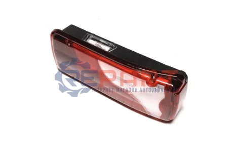 Фото Фонарь задний 5 секций LH (с подсветкой номера) белая вставка MAN TEMPEST (TP 02-57-011BL) изображение 1