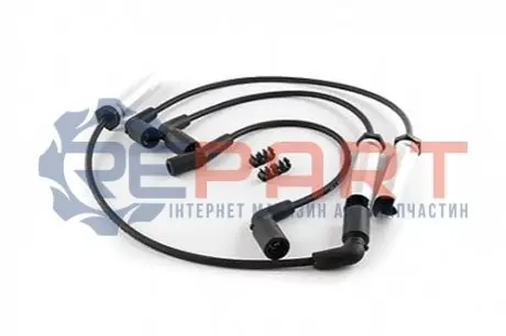 Фото 1 — Проводи запалювання Daewoo Lanos/Kalos 1.4/1.5 97- (к-кт) (високовольтні) TESLA (T738B) Фото Проводи запалювання Daewoo Lanos/Kalos 1.4/1.5 97- (к-кт) (високовольтні) TESLA (T738B) зображення 1