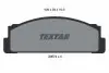 Комплект гальмівних колодок задн, FIAT 124, 124 SPIDER, 125, 131, 132, ARGENTA, X 1/9 FSO 125P, 132P, POLONEZ, POLONEZ I, POLONEZ II, POLONEZ III OPEL KADETT A SEAT 124 1.0-2.5D 09.62-03.02 TEXTAR (2007404) зображення 1