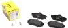 Комплект гальмівних колодок передн, AUDI 80 B4, A4 B5 VW CORRADO, PASSAT B2, PASSAT B3/B4, SCIROCCO 1.6-2.6 05.84-09.01 TEXTAR (2016801) зображення 1