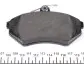 Комплект гальмівних колодок передн, AUDI 80 B4, A4 B5 VW CORRADO, PASSAT B2, PASSAT B3/B4, SCIROCCO 1.6-2.6 05.84-09.01 TEXTAR (2016801) зображення 3
