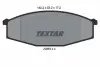 Комплект гальмівних колодок передн, NISSAN PATROL GR IV, PATROL III/1, PATROL III/2 2.8-4.2D 11.79-02.98 TEXTAR (2086301) зображення 1