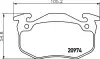 Комплект гальмівних колодок задн, CITROEN SAXO, XSARA, ZX PEUGEOT 106 II, 205, 205 I, 205 II, 206, 306, 309, 309 I, 309 II RENAULT 11, 19 I, 19 I CHAMADE, 19 II, 19 II CHAMADE 1.1-2.0D 04.84 TEXTAR (2097401) зображення 1