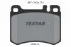Комплект гальмівних колодок передн, MERCEDES SL (R107) 2.9-5.6 05.80-12.89 TEXTAR (2102404) зображення 1