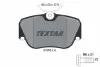 Тормозные колодки, дисковый тормоз.) TEXTAR (2105503) изображение 1