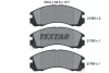 Комплект гальмівних колодок передн, DODGE STEALTH MITSUBISHI 3000 GT, DEBONAIR, DELICA / SPACE GEAR, ECLIPSE I, GALANT VII, GALANT VIII, GRANDIS, L200, L400, LANCER V, LANCER VI 1.3-3.5 11.86 TEXTAR (2136301) зображення 7