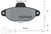Комплект гальмівних колодок передн, FIAT 500, PANDA, PUNTO, SEICENTO / 600 FORD KA 0.9-1.4 04.97 TEXTAR (2143609) зображення 1