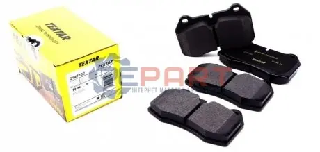 Комплект гальмівних колодок передн, BMW 7 (E38), 8 (E31) FERRARI 5__ MARANELLO MASERATI 3200 GT, 4200 GT / COUPE, 4200 GT SPYDER, GHIBLI II, GRAN TURISMO I, GRANSPORT 2.0-5.7 01.90 TEXTAR 2147102
